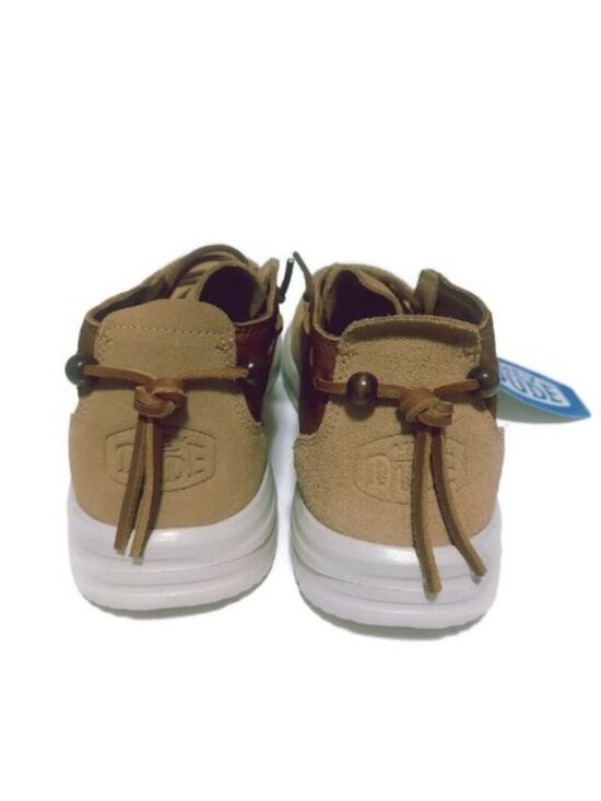 Hey Dude Mens Size 11 Jackson Suede Casual Boot Shoes Chestnut Tan Mid Top EU 44 main image 8